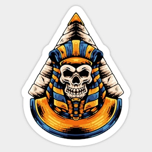 Egyptian Skull Sticker